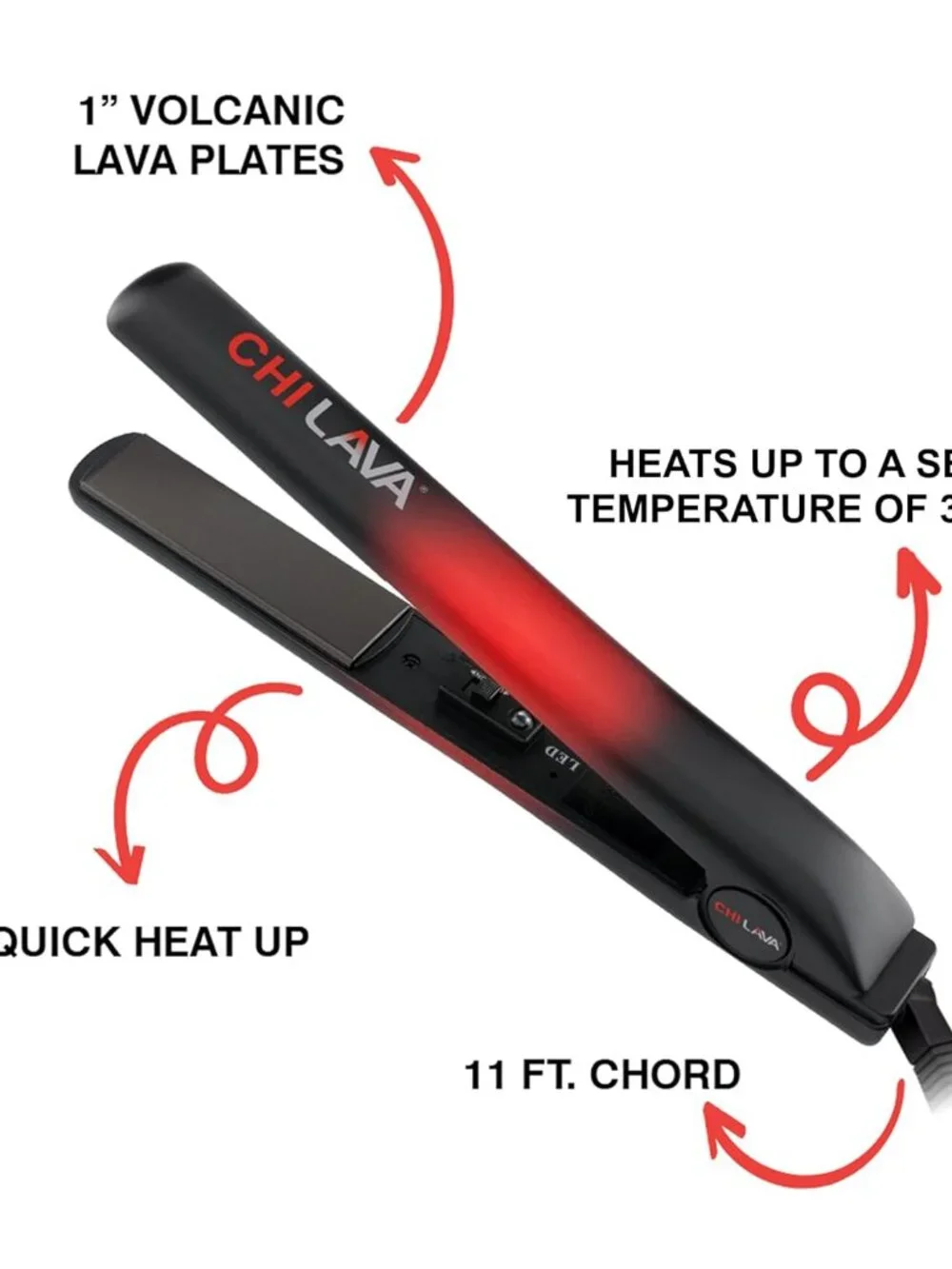 ✨NEW! Luxe CHI LAVA Ceramic Hairstyling Iron 1